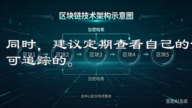 同时，建议定期查看自己的资产状况，确保所有交易都是透明且可追踪的。
